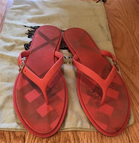 burberry thongs flip flops